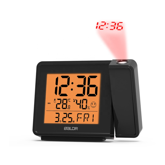 BALDR B0367STHR Projection Alarm Clock Manuals