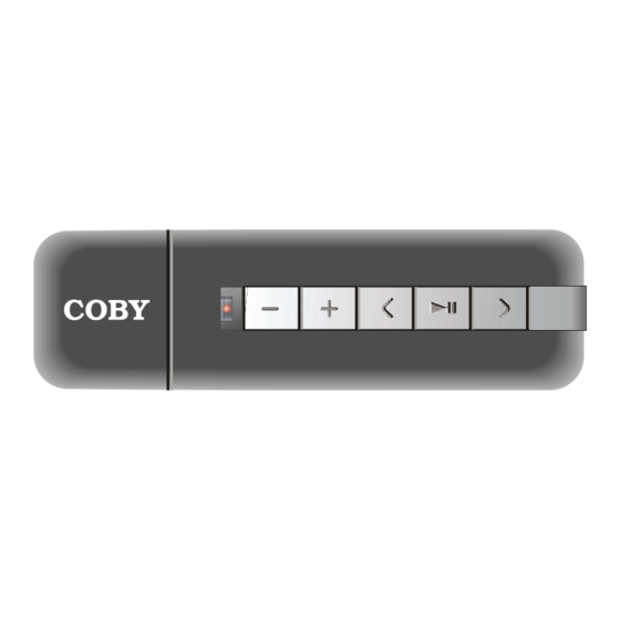 Coby  MP-C832 Instruction Manual