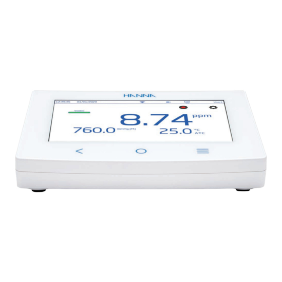 Hanna Instruments HI6421P Quick Reference Manual