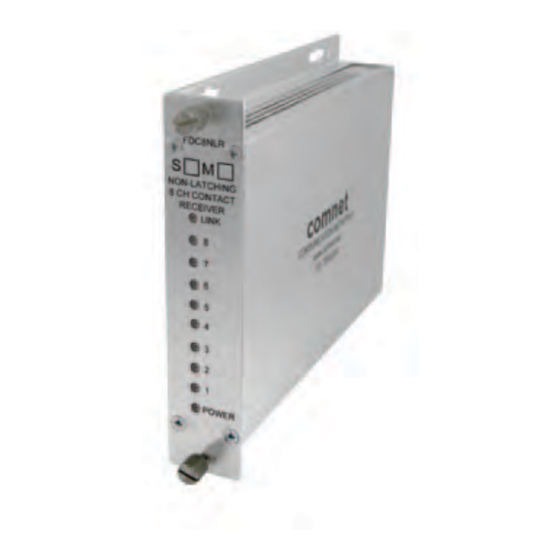 Comnet FDC8NLR1 Installation And Operation Manual