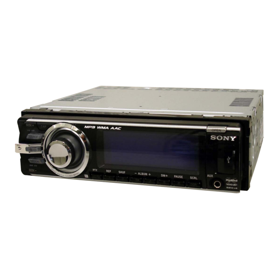 Sony CDX-GT730UI Installation/Connections