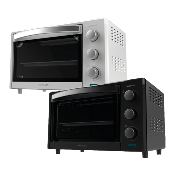 cecotec BAKE&TOAST 2400 Instruction Manual