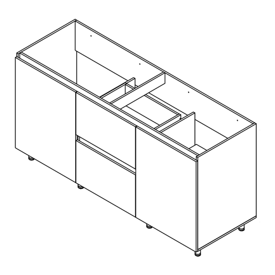 firplak Zafiro Kitchen Cabinet Installation Instructions Manual