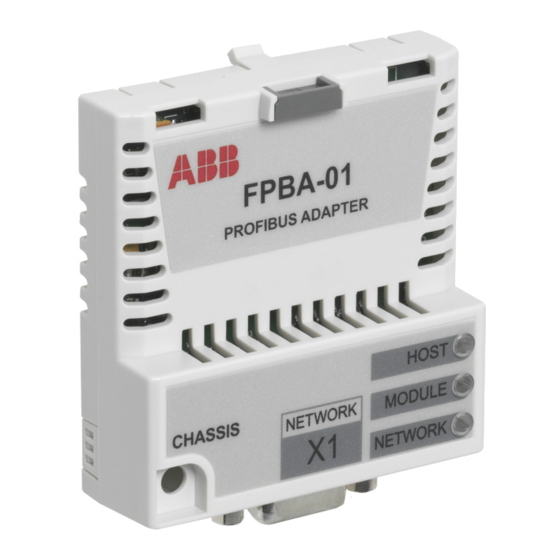 ABB FPBA-01 PROFIBUS DP User Manual