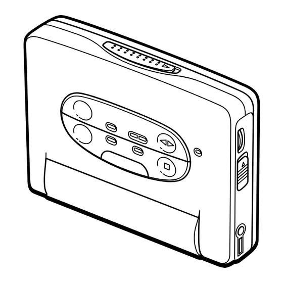 Sony Walkman WM-EX560 Operating Instructions
