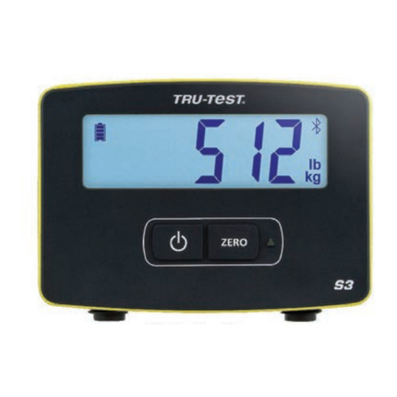 Tru-Test S3 Quick Start Manual