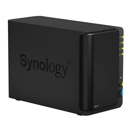 Synology DiskStation DS214 Quick Installation Manual