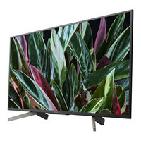 Sony BRAVIA KDL-49W800G Setup Manual