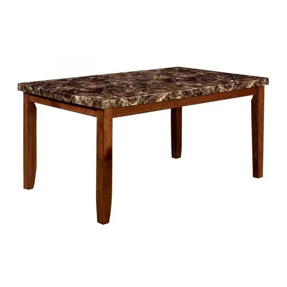 Furniture of America CM3328T Assembly Instructions Manual