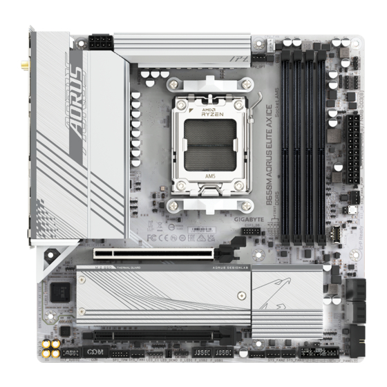 Gigabyte B650M A ELITE AX ICE User Manual