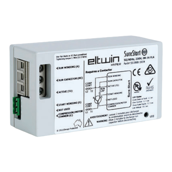 eltwin SureStart SS B Series Instruction Manual