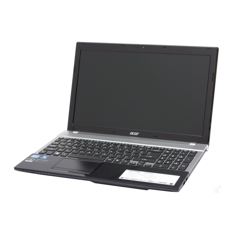 Acer Aspire V3-571G Manuals
