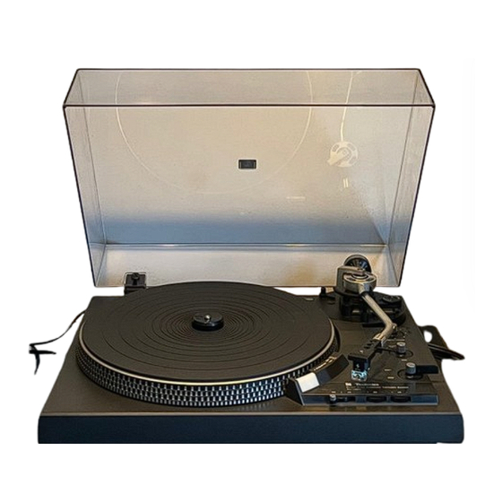 TECHNICS SL-1900 (M) SERVICE MANUAL Pdf Download | ManualsLib