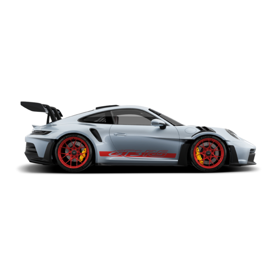 PORSCHE 911 GT3 RS USER HANDBOOK MANUAL Pdf Download ManualsLib