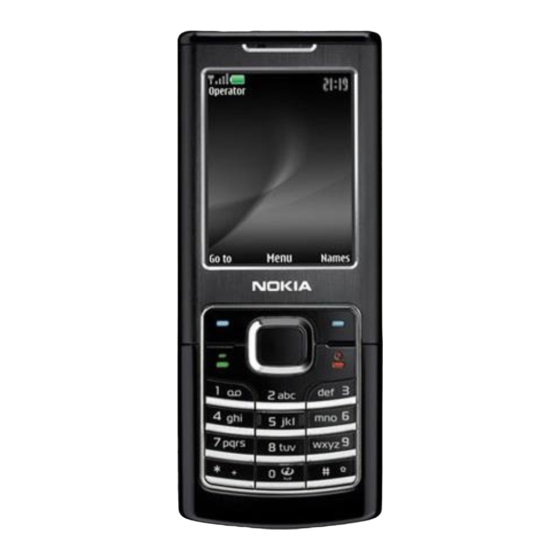 Nokia 6500 Classic Service Manual