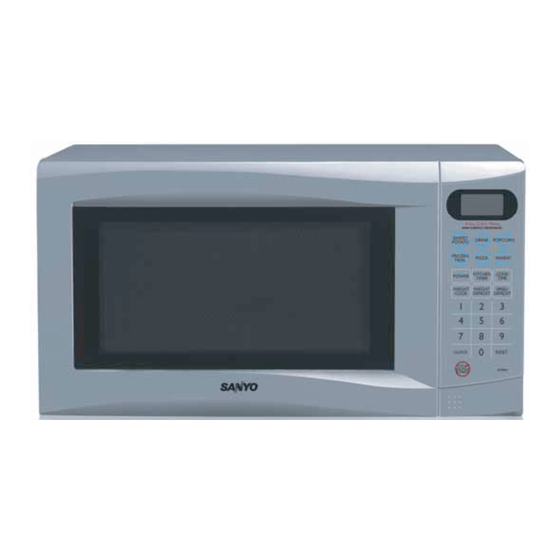 User Manuals: Sanyo EM-S156AW Microwave Oven