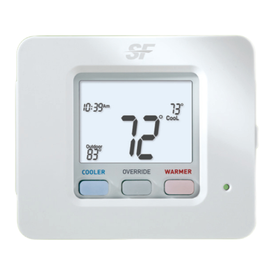 SF SFTHCPH022WFC Thermostat Manuals