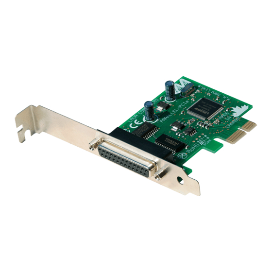 Lava Parallel-PCIe Quick Installation Manual