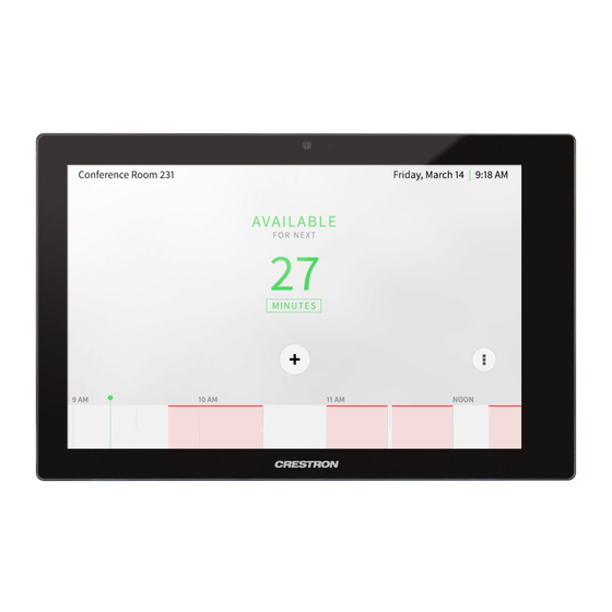 Crestron Electronics, Inc. TSS-7 Supplemental Manual