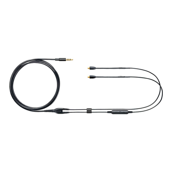 Shure RMCE-UNI Manual