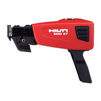 Hilti SMD 57 Operating Instructions