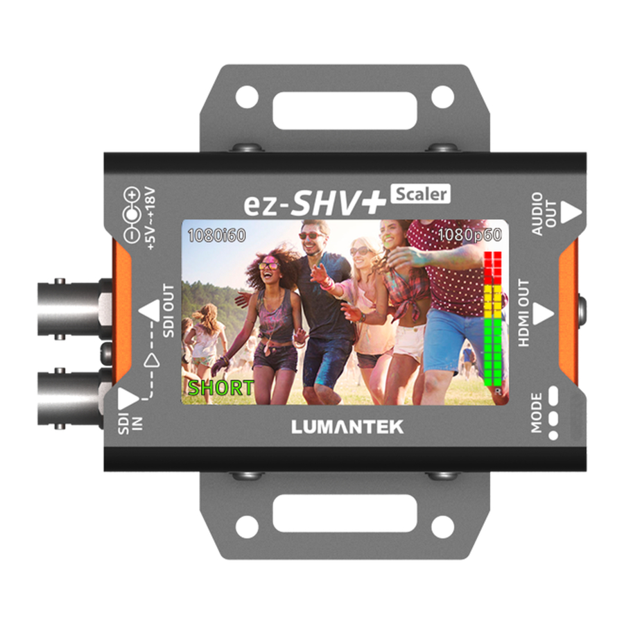 Lumantek ez-SHV+ Operation Manual