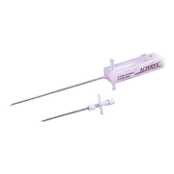 Merit Medical Achieve Instructions For Use Manual