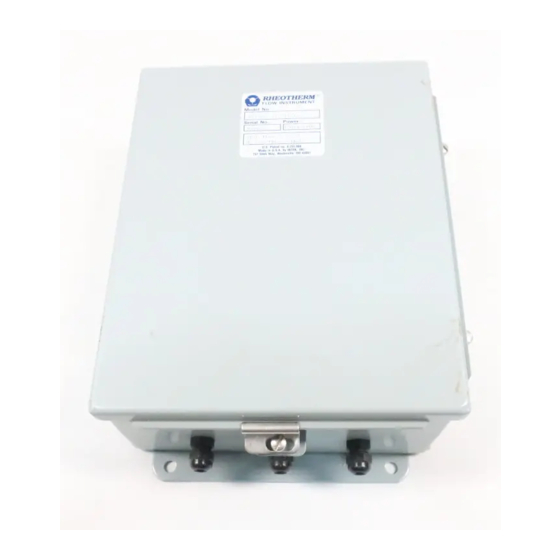 Intek Rheotherm 100FS Manual