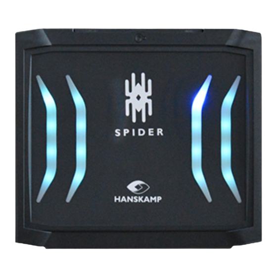 Hanskamp Spider Installation And Operating Instructions Manual