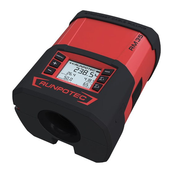 Runpotec RUNPOMETER RM35 Instructions For Use