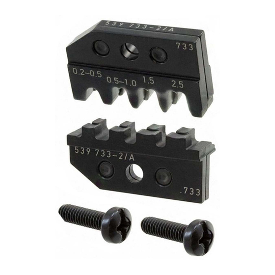 TE Connectivity ERGOCRIMP 539 692-2 Instruction Sheet