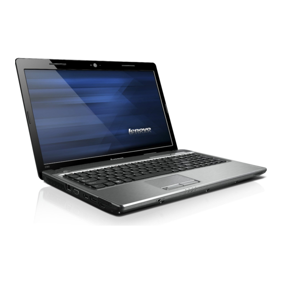 Lenovo IdeaPad Z560 Handbook