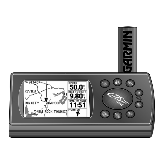 Garmin GPS III A Owner's Manual
