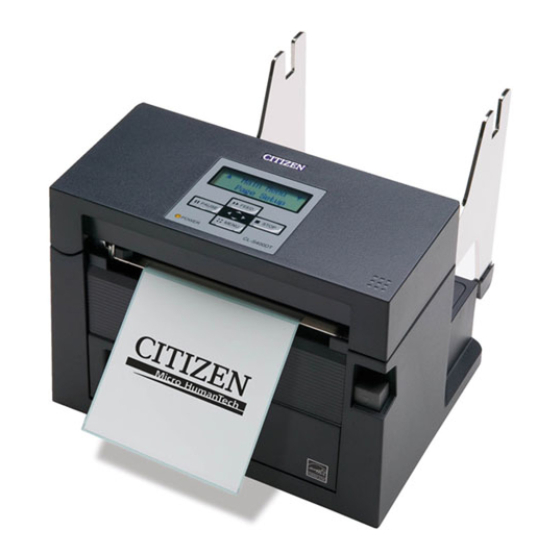 Citizen CL-S400DT User Manual