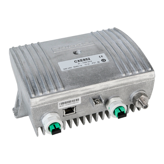 Teleste CXE851 Manuals