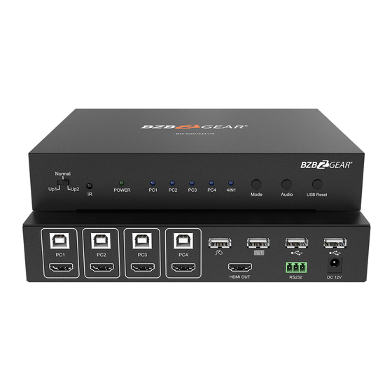 BZB Gear BG-MKVM41R Quick Installation Manual