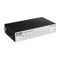 D-Link DGS-1008D - Switch User Manual