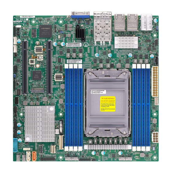 Supermicro X12SPZ-SPLN6F User Manual