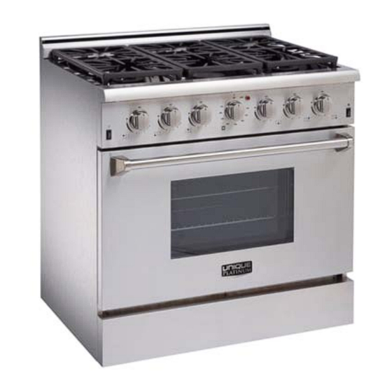 UNIQUE PLATINUM UGP-30 PL1 Owner's Manual