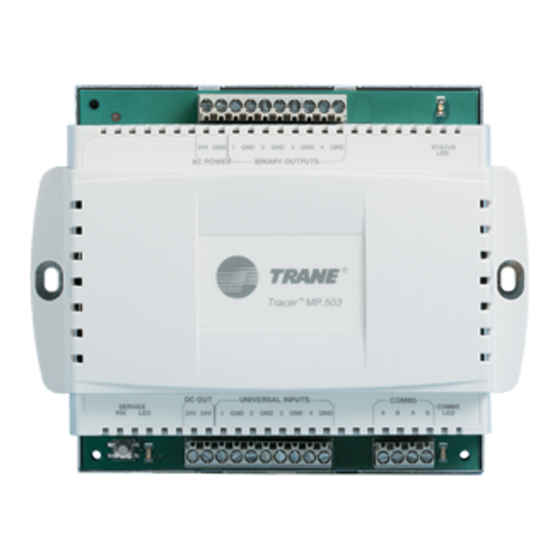 Trane Tracer MP503 Installation And Operation Manual