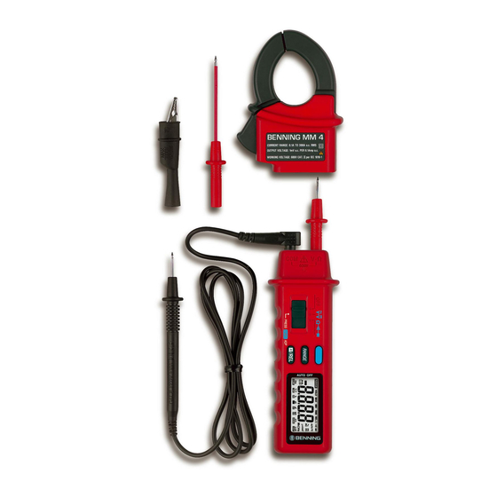 Benning MM4 Operating Manual
