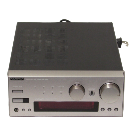 Onkyo R-805TX Service Manual