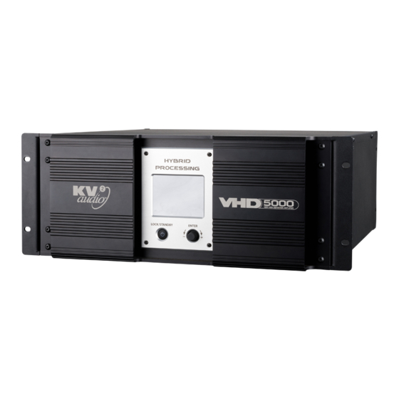 KV2 Audio VHD5000 User Manual