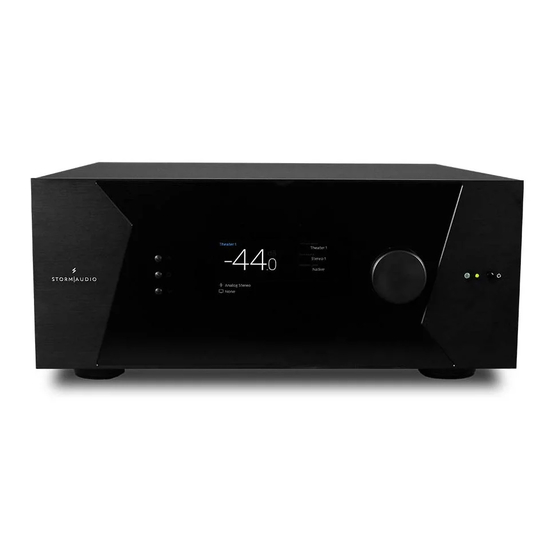 Storm Audio ISP Elite MK3 Quick Start Manual