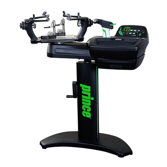 User Manuals: Prince 7000 Stringing Machine