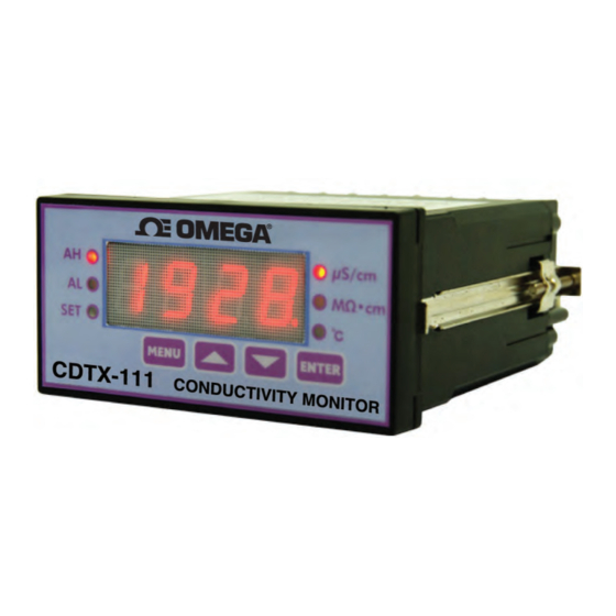Omega CDTX-111 User Manual