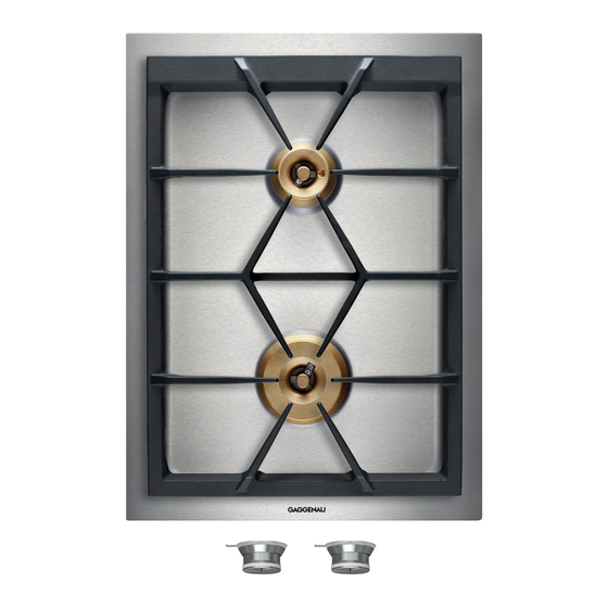 Gaggenau VG 425 111 IN Instruction Manual