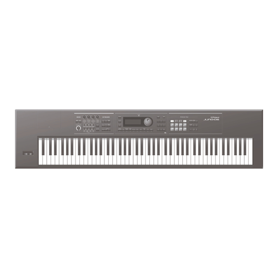 Roland JUNO-DS88 Owner's Manual