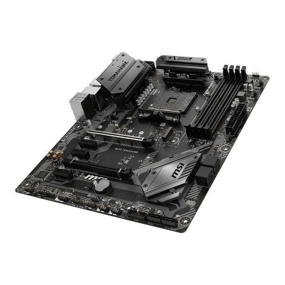 MSI B450 TOMAHAWK Quick Start Manual