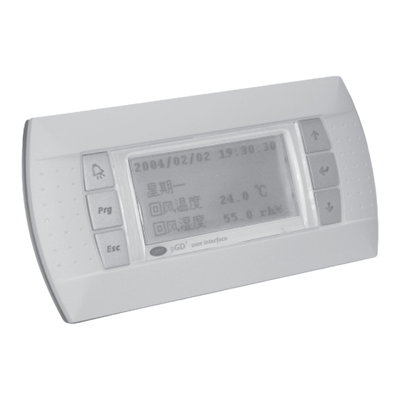 Carel PGD1000W00 Instructions